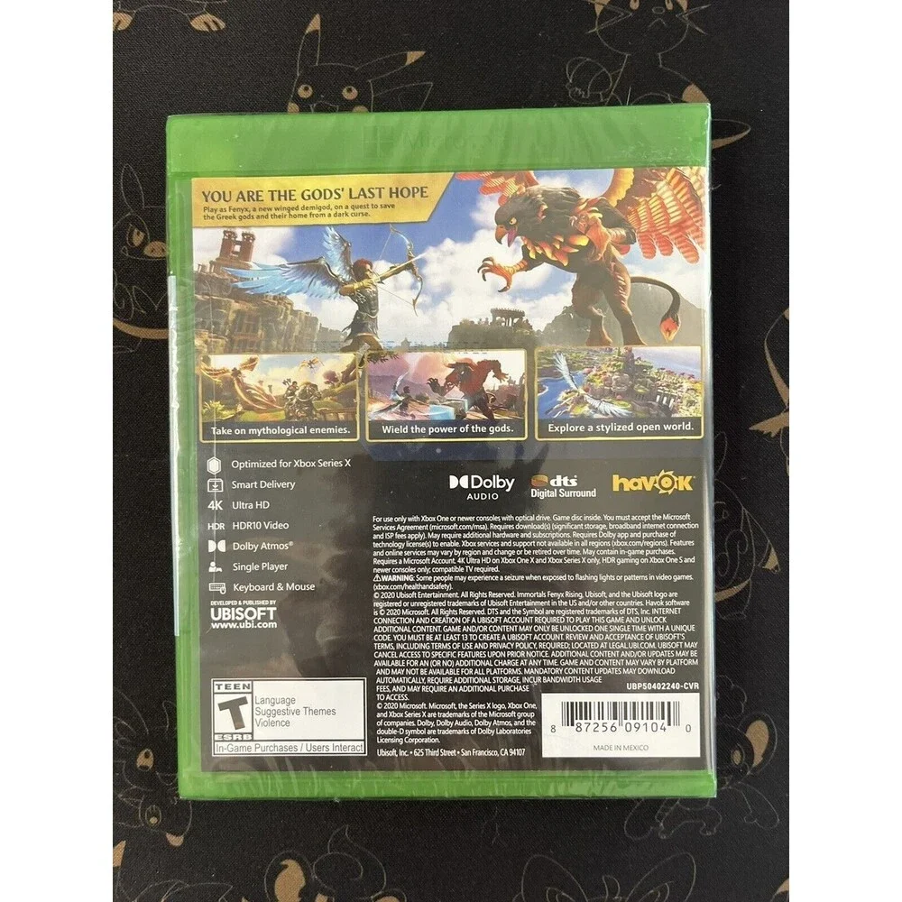 Immortals Fenyx Rising Xbox One Standard Edition New In Box NIB Sealed Ubisoft